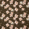 Coated  Cotton KAMINI Bronze / Tea Rose